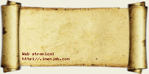 Jefimija Manojlović vizit kartica